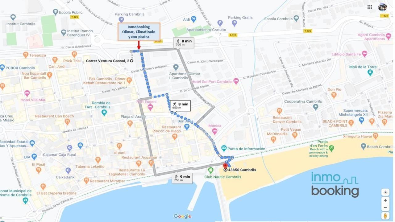 Olimar, Climatizado Y Con Piscina Inmoboking Apartment Cambrils Bagian luar foto